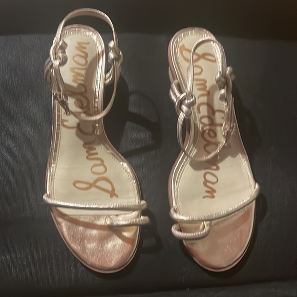 Sam Edelman Gold Sandals - Picture 3 of 14